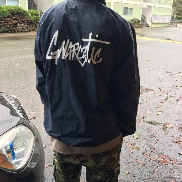 VERY RARE "Fire Hazard" GNARcotic Windbreaker - Picture 2 of 3